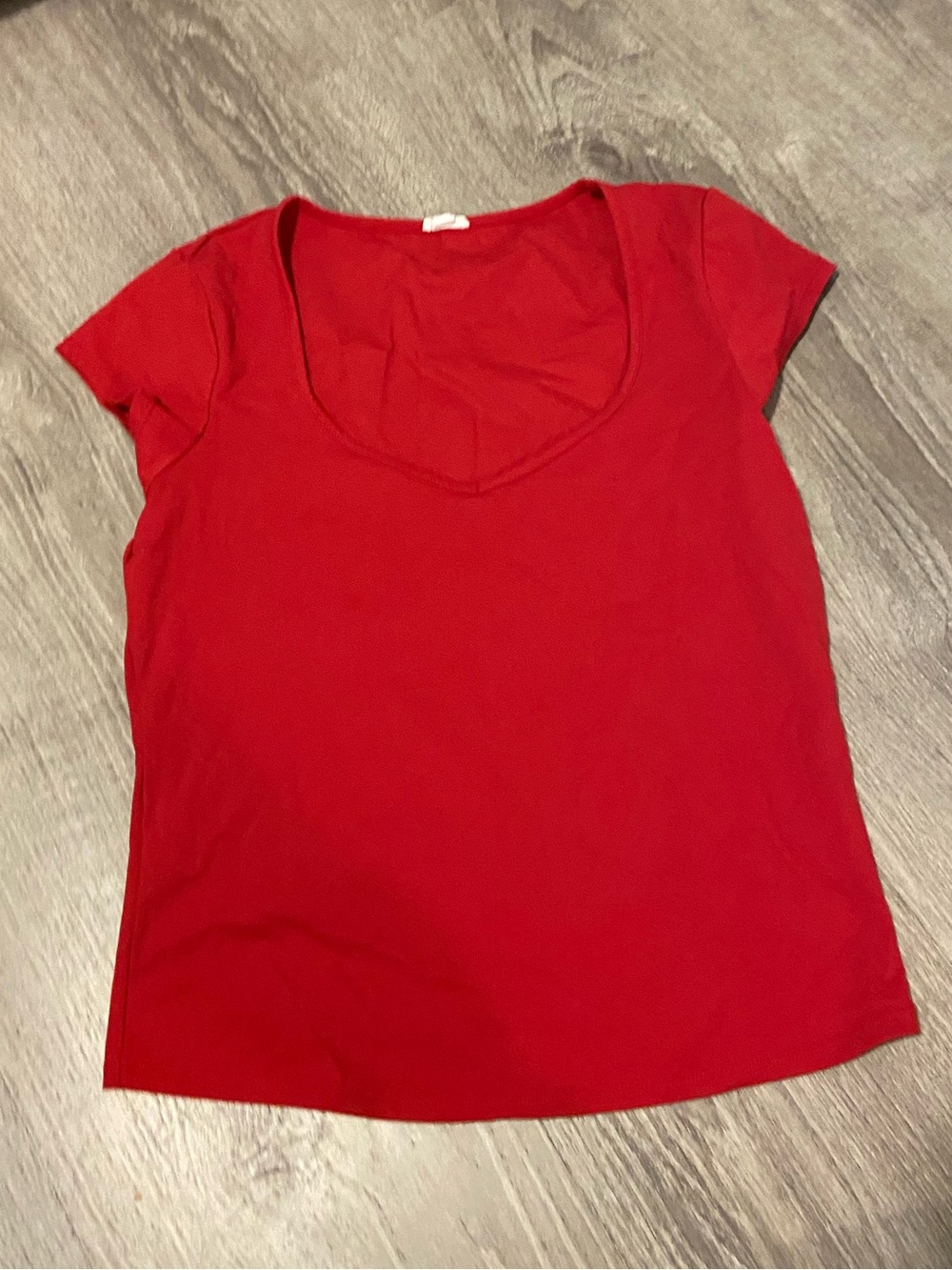 Garage DISCONTINUED COLOR red sleek sweetheart tshirt